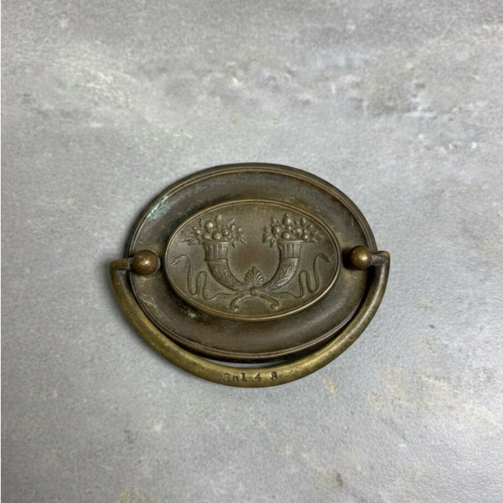 Vintage Brass Drawer Pull